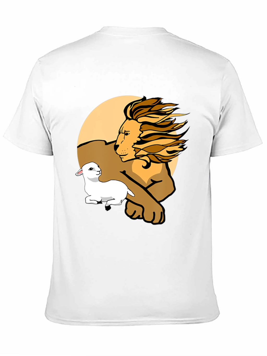 Lion and Lamb Graphic Tee - Unisex Comfort
