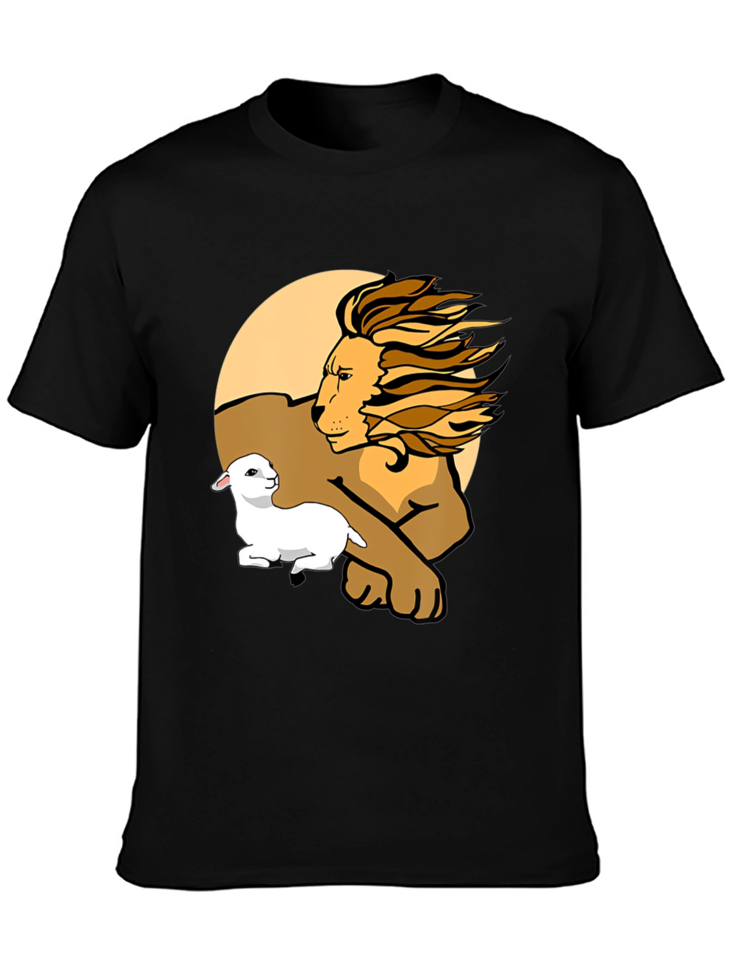 Lion and Lamb Graphic Tee - Unisex Comfort