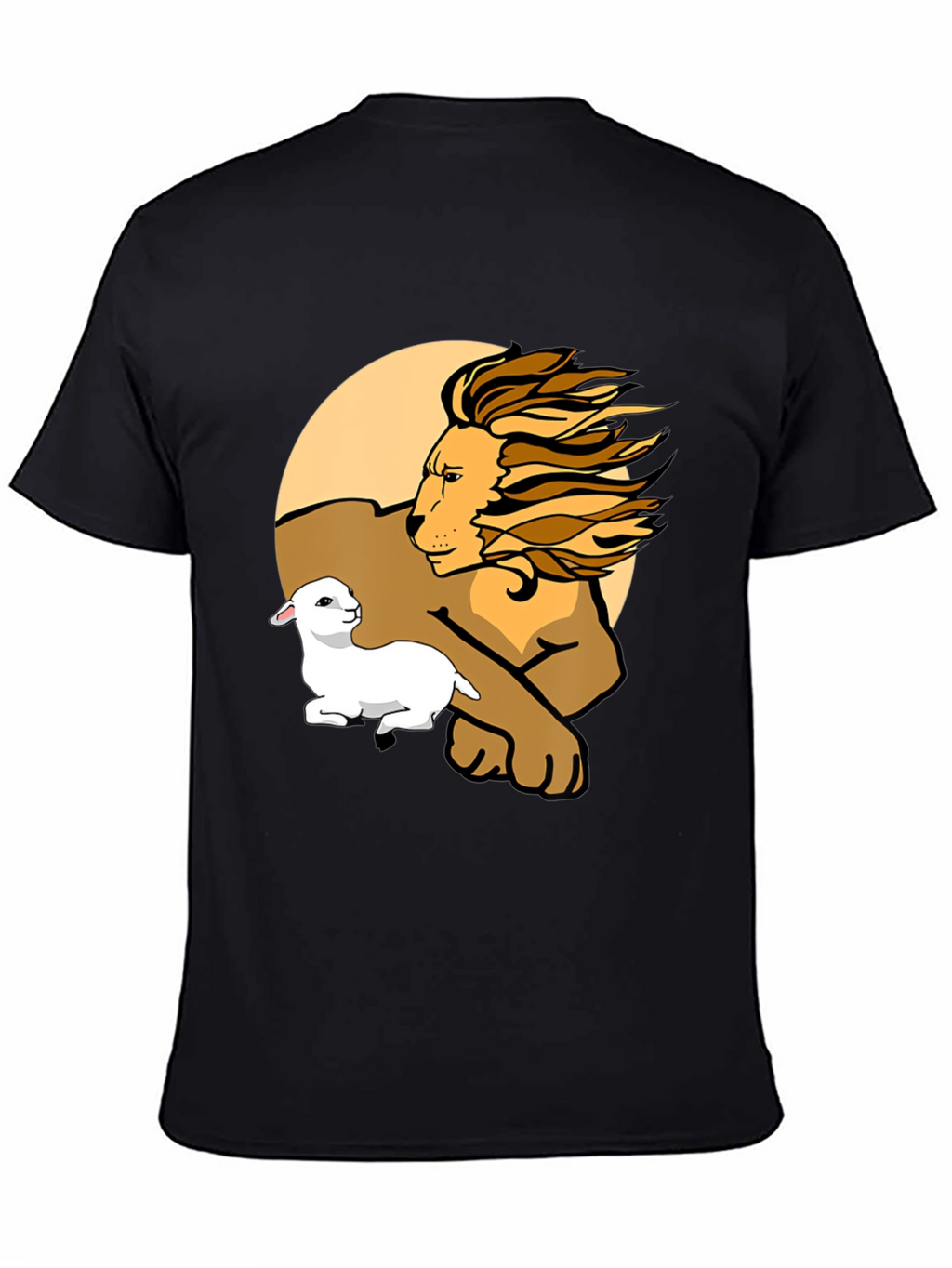 Lion and Lamb Graphic Tee - Unisex Comfort