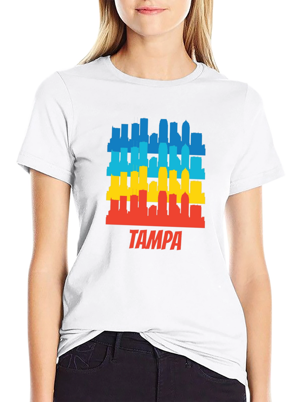 Tampa Skyline Graphic T-Shirt - City Pride Tee