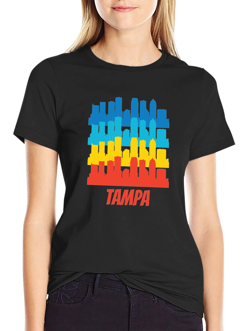 Tampa Skyline Graphic T-Shirt - City Pride Tee