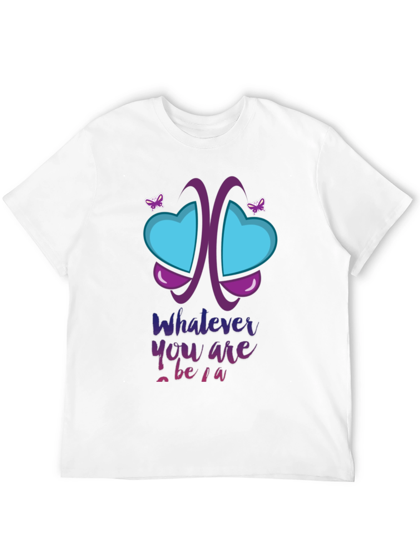 Unique Butterfly Heart Graphic T-Shirt
