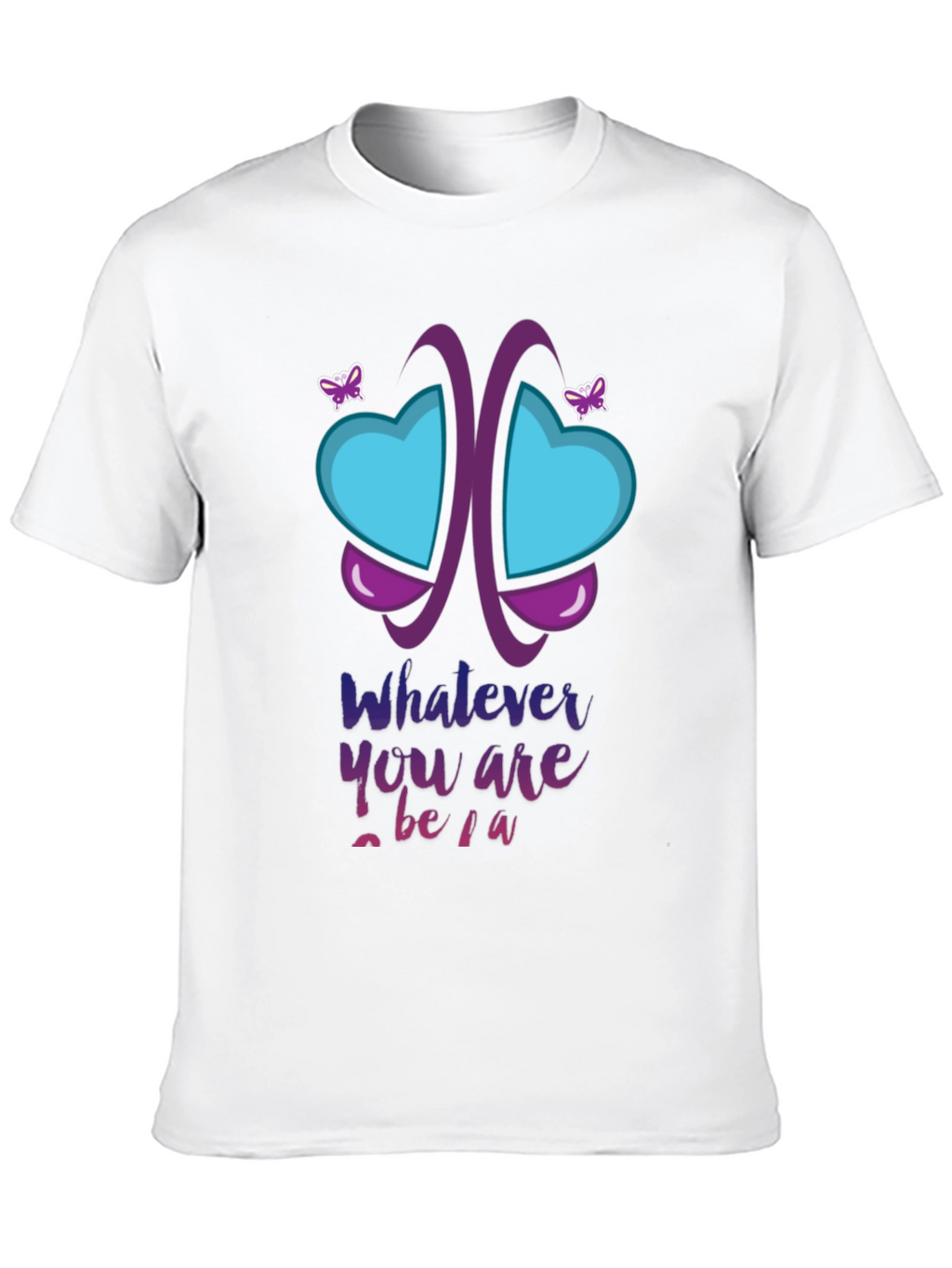 Unique Butterfly Heart Graphic T-Shirt