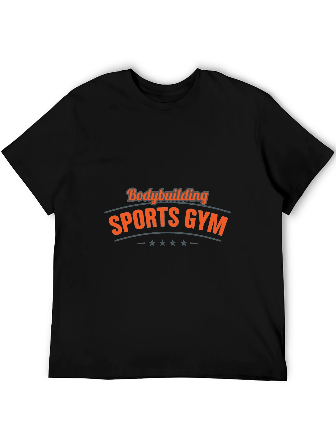 Bodybuilding Sports Gym Black T-Shirt