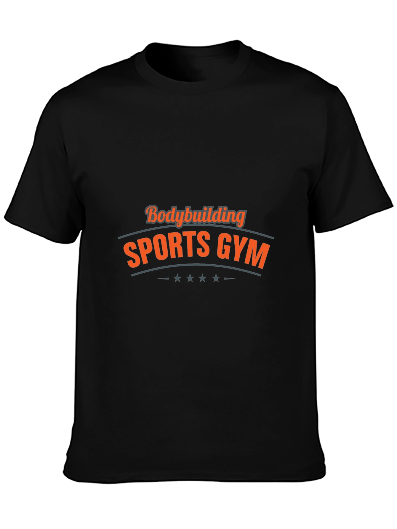 Bodybuilding Sports Gym Black T-Shirt