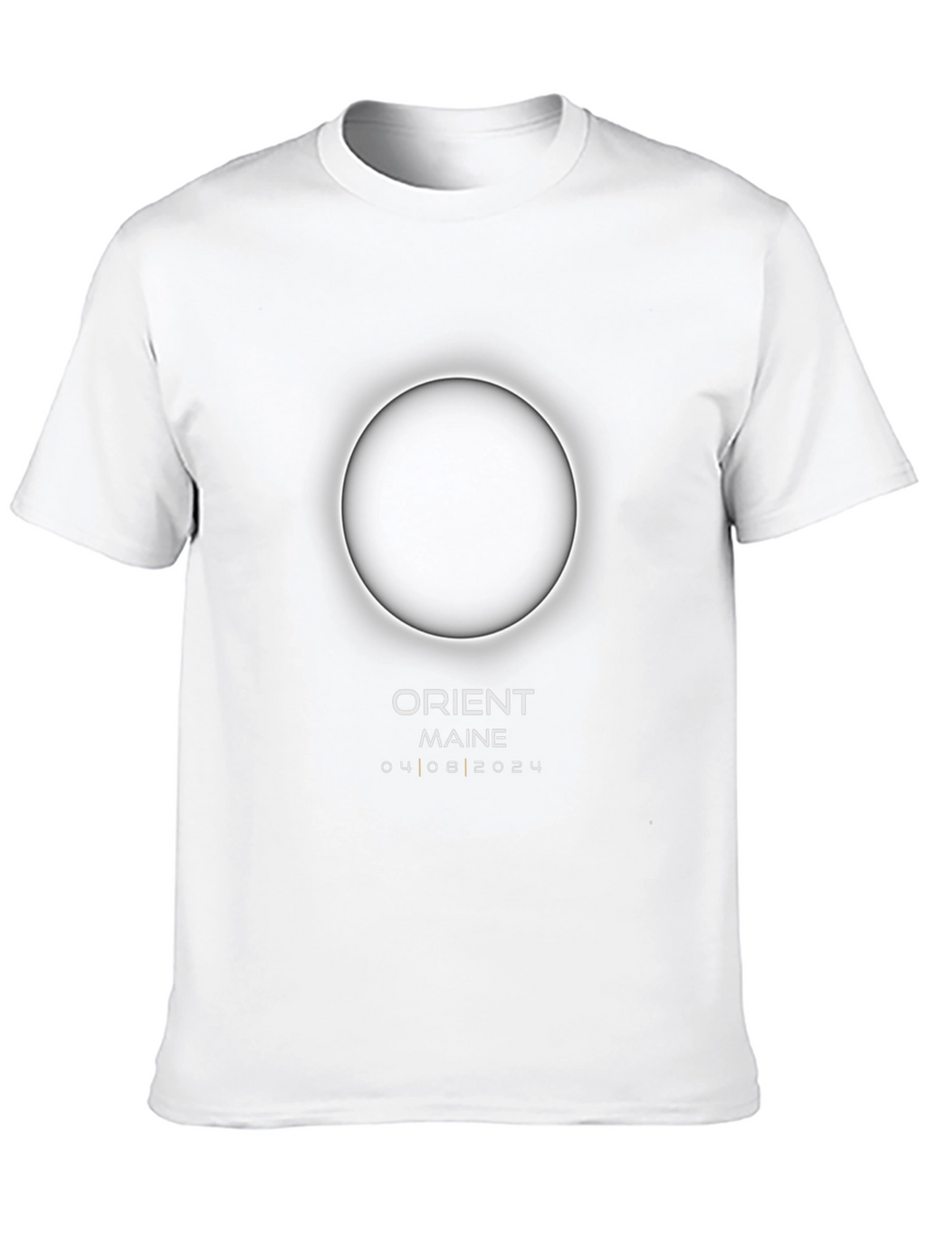 Orient Maine Eclipse 2024 Black T-Shirt