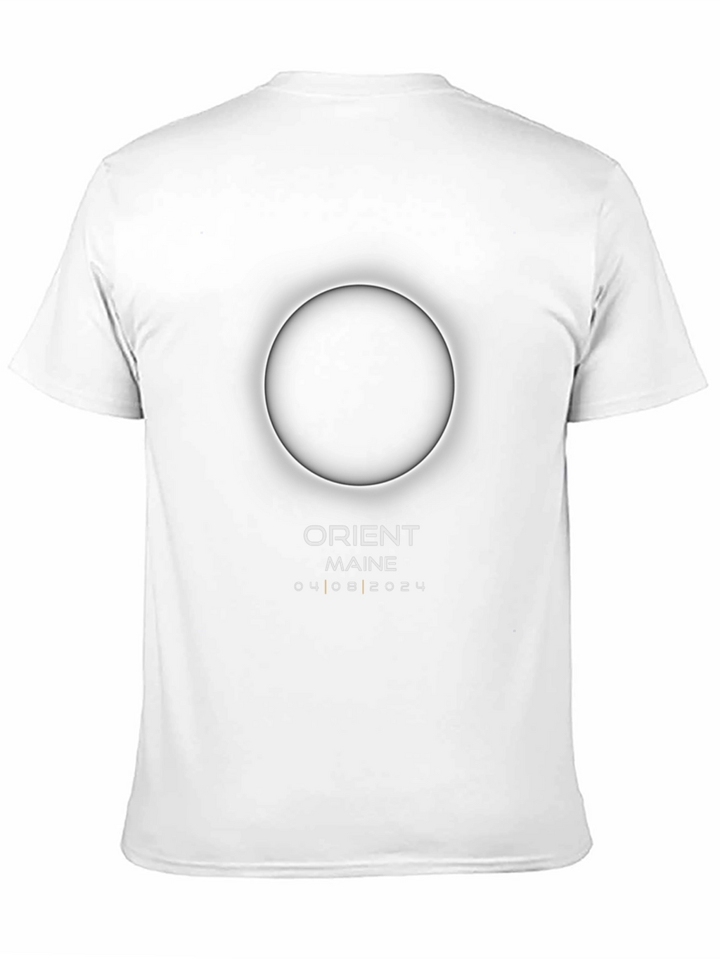 Orient Maine Eclipse 2024 Black T-Shirt