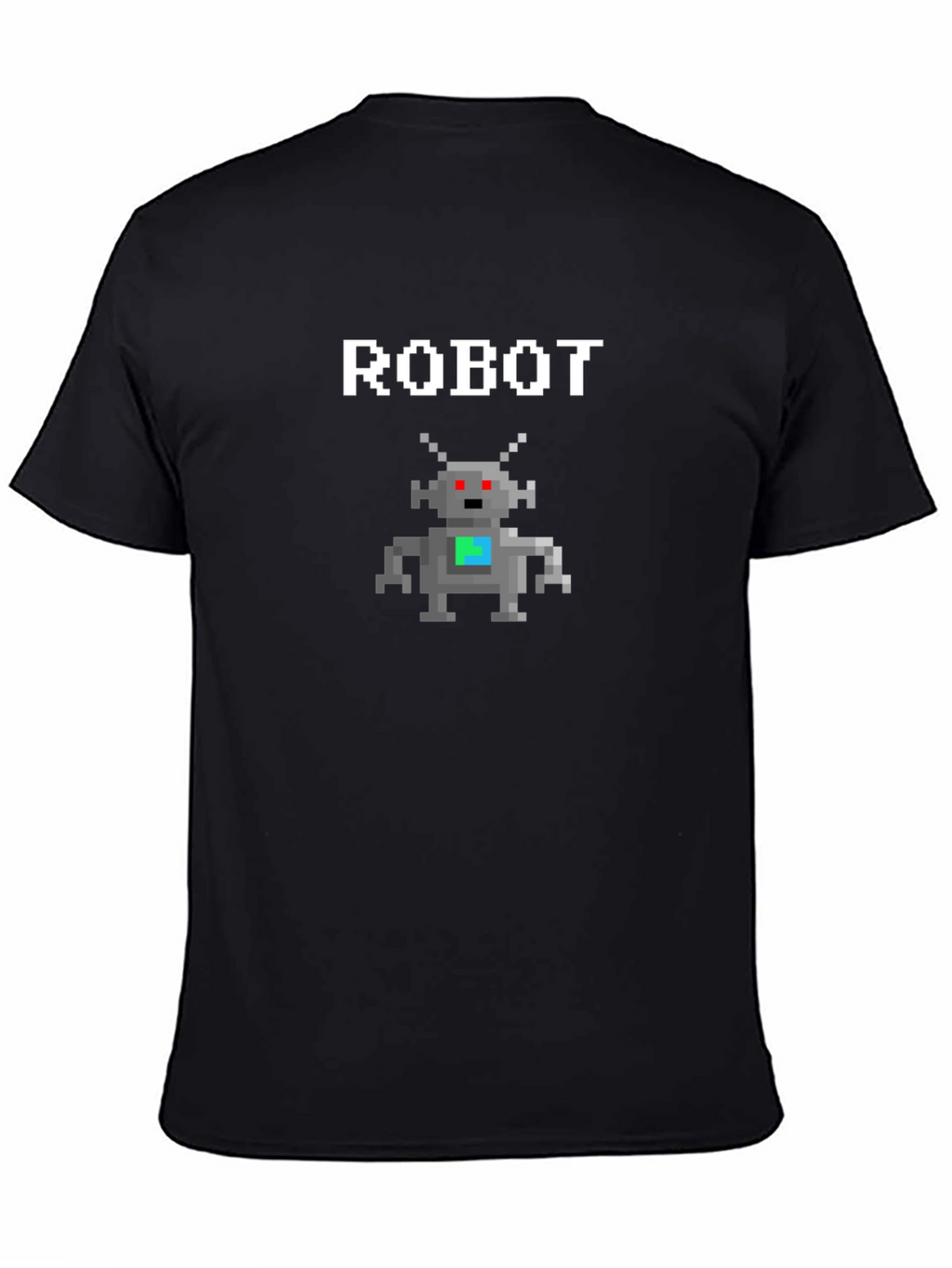 Pixel Robot Graphic Tee - Geeky Style