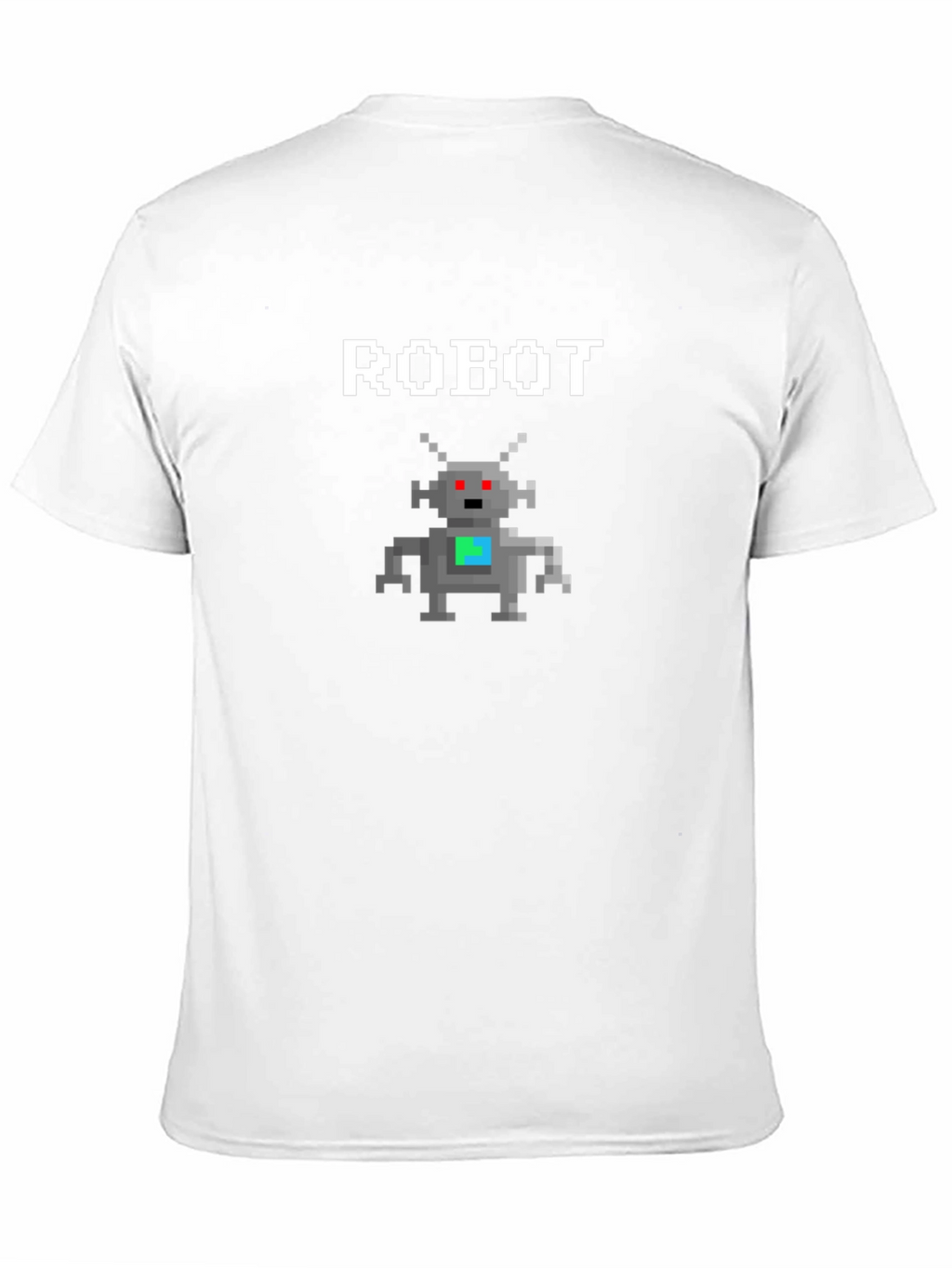 Pixel Robot Graphic Tee - Geeky Style
