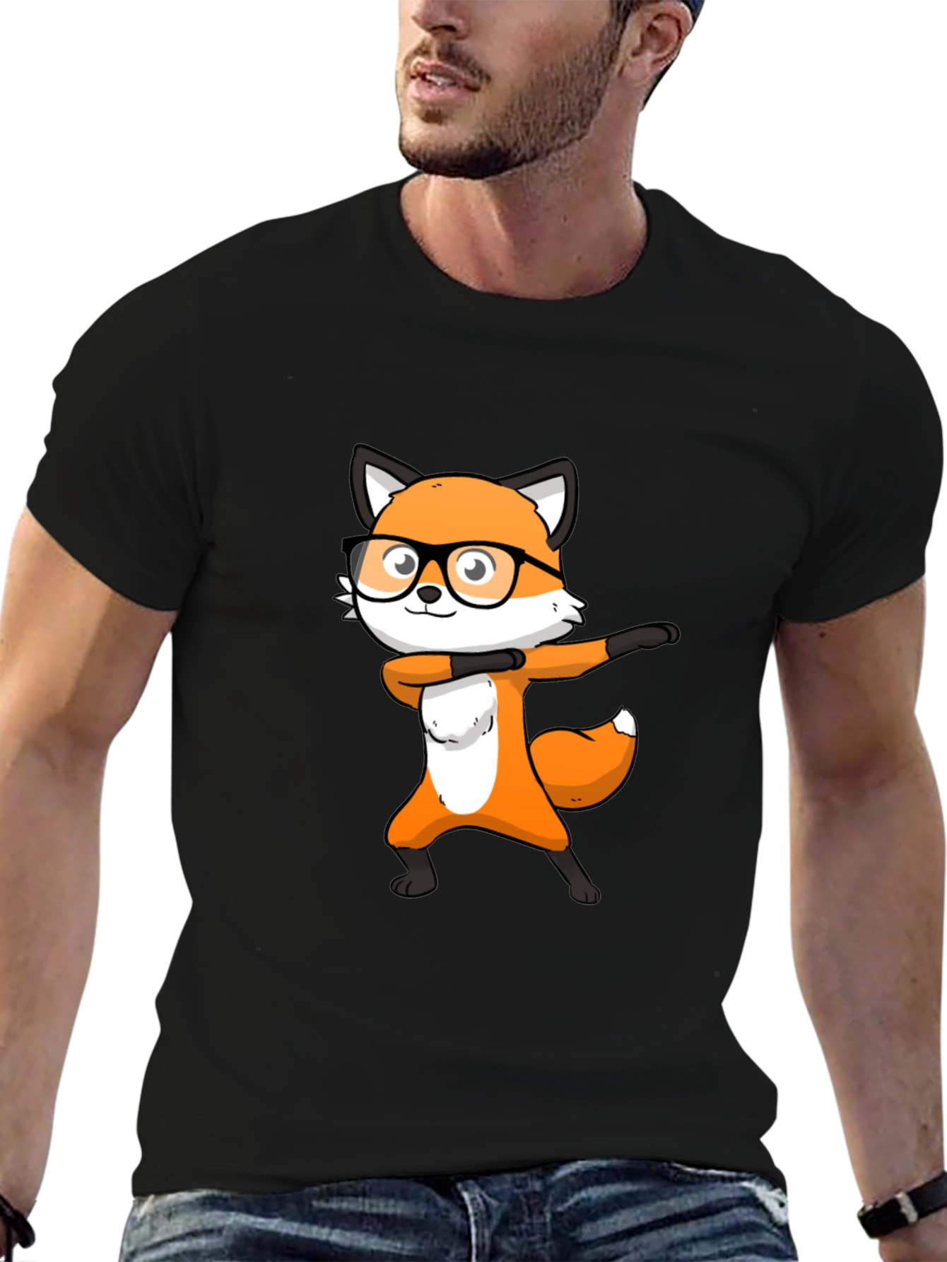 Dabbing Fox Graphic Tee - Cool & Trendy