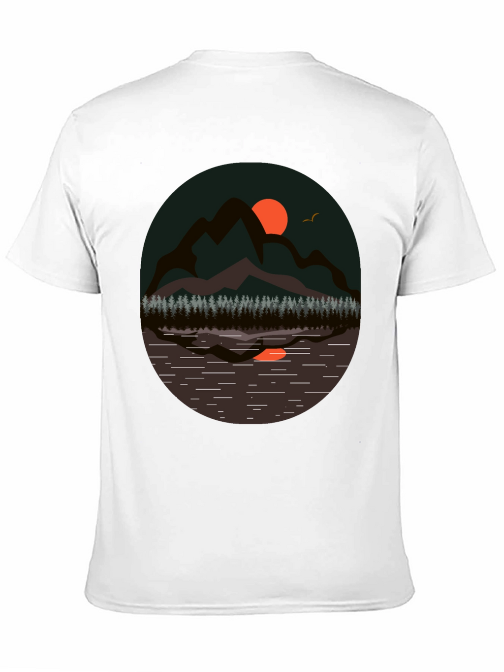 Mountain Scene Graphic Tee