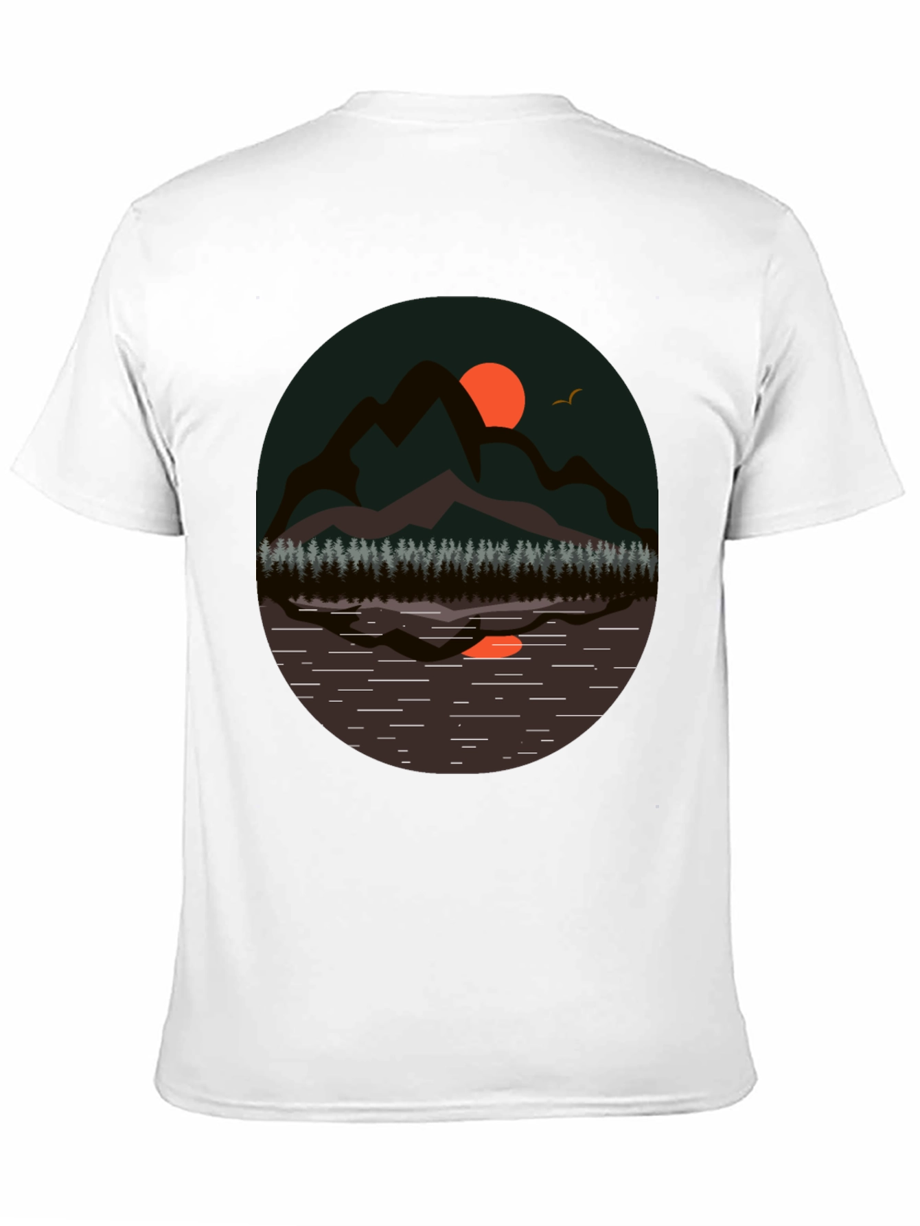 Mountain Scene Graphic Tee