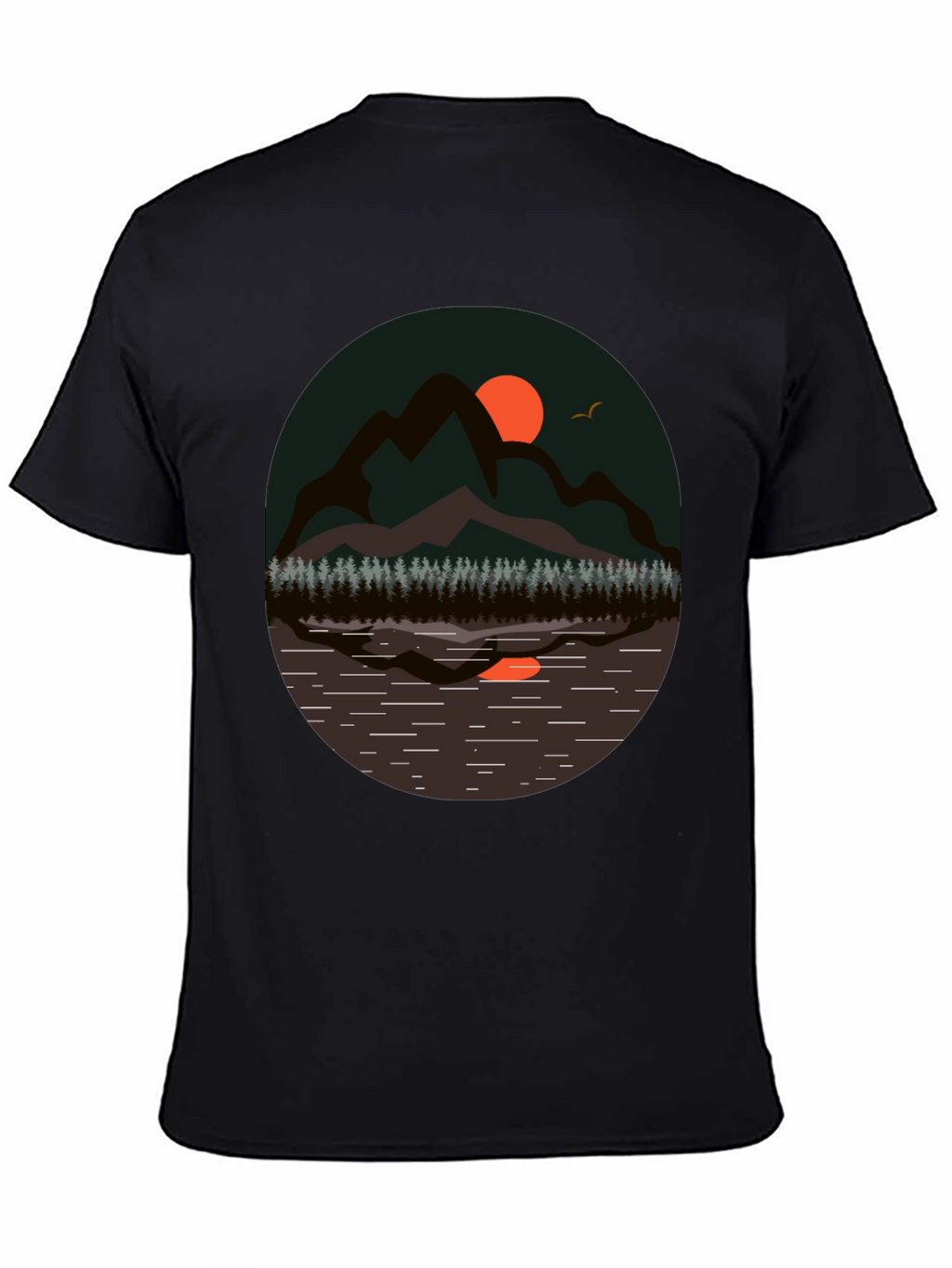 Mountain Scene Graphic Tee