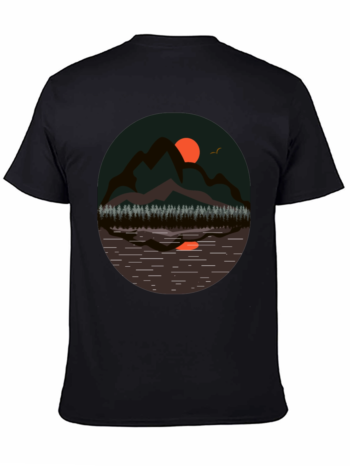 Mountain Scene Graphic Tee