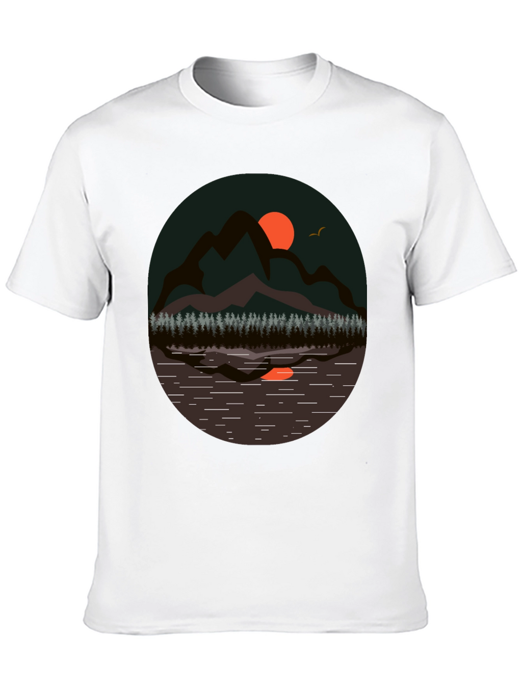 Mountain Scene Graphic Tee