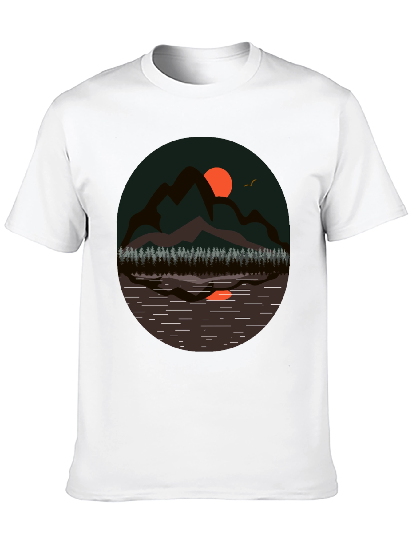 Mountain Scene Graphic Tee