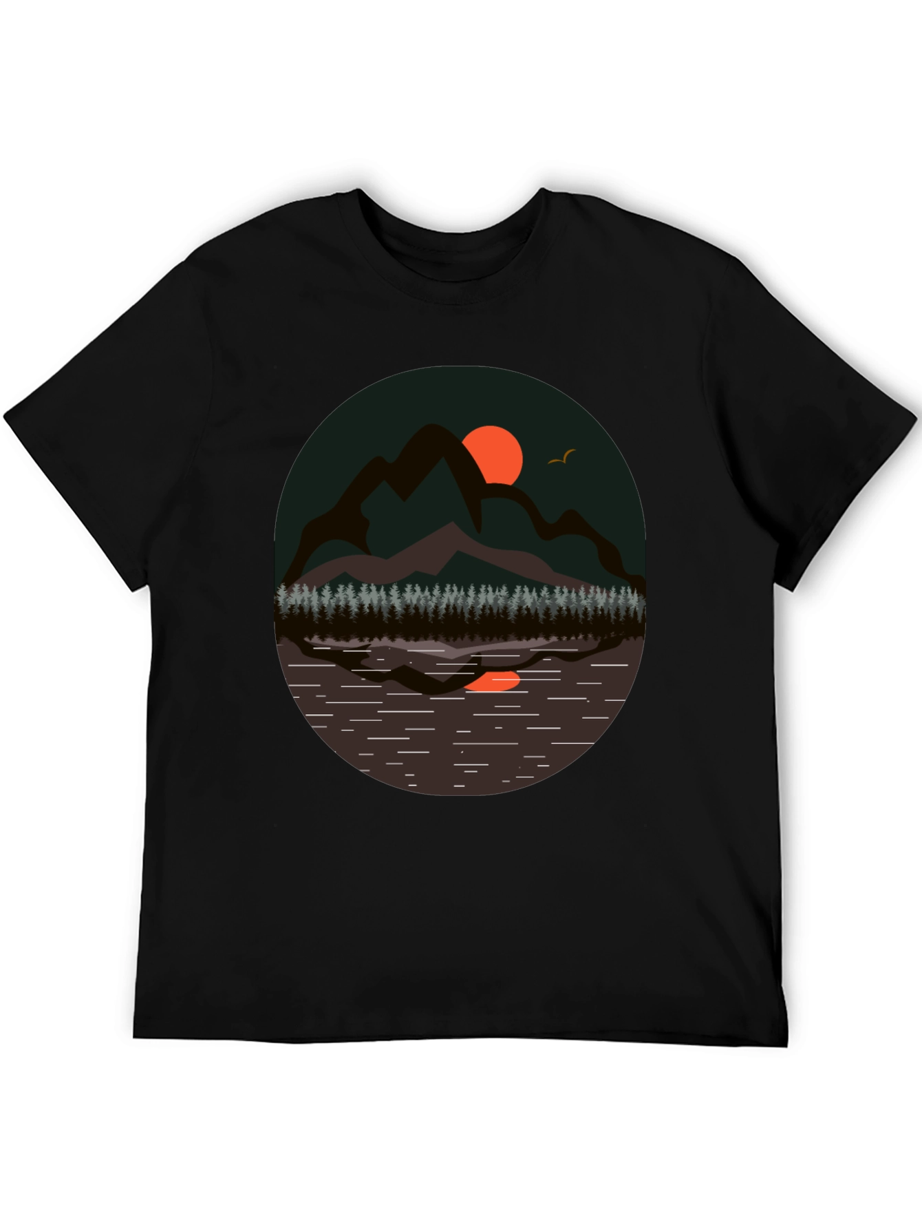 Mountain Scene Graphic Tee