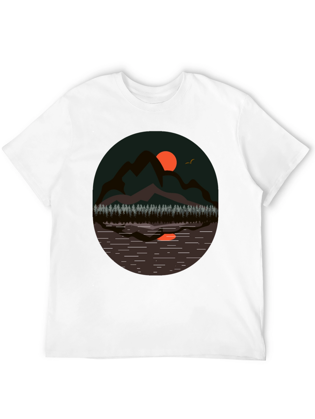 Mountain Scene Graphic Tee