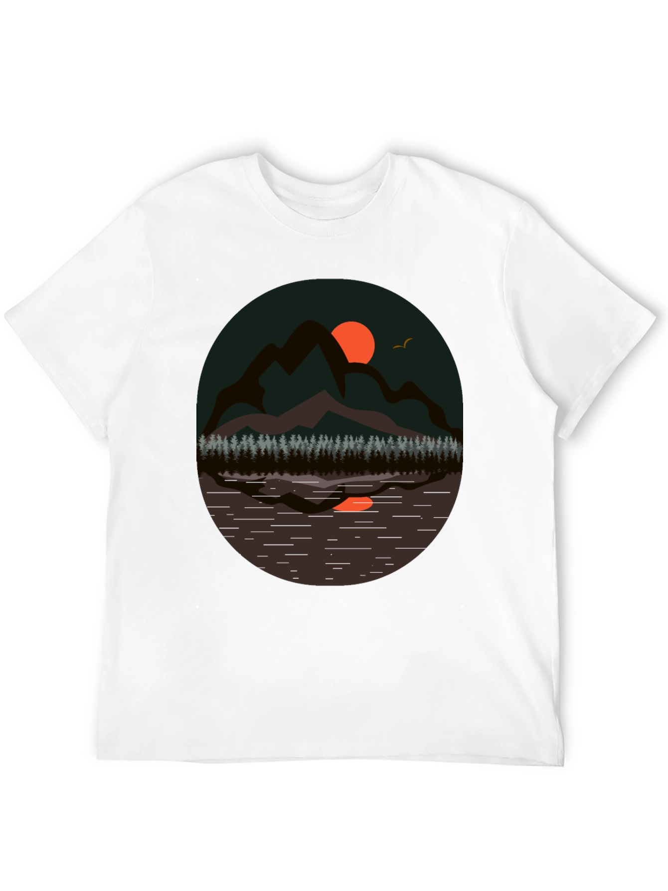 Mountain Scene Graphic Tee