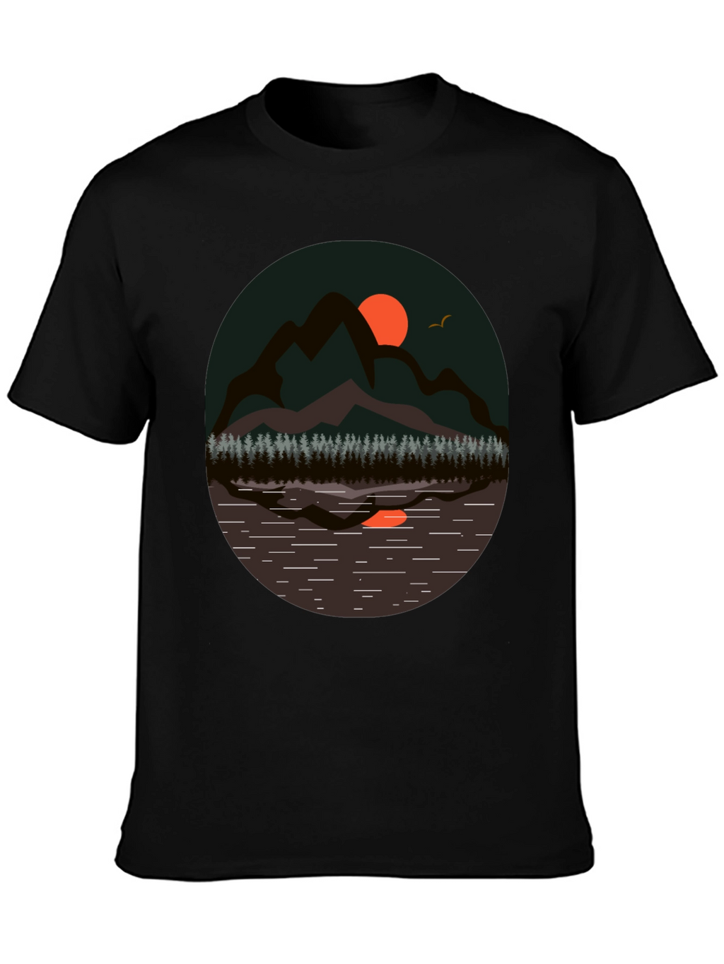 Mountain Scene Graphic Tee