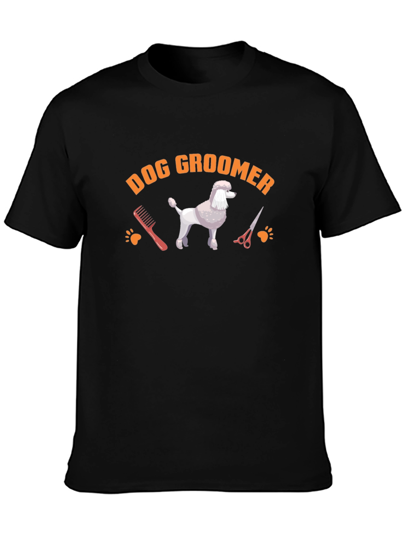 Dog Groomer Poodle T-Shirt – Cute Grooming Graphic Tee
