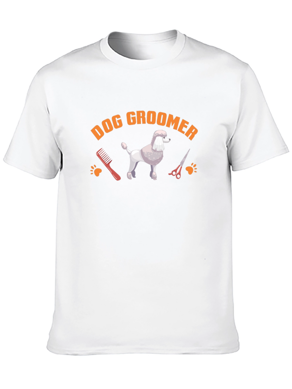 Dog Groomer Poodle T-Shirt – Cute Grooming Graphic Tee