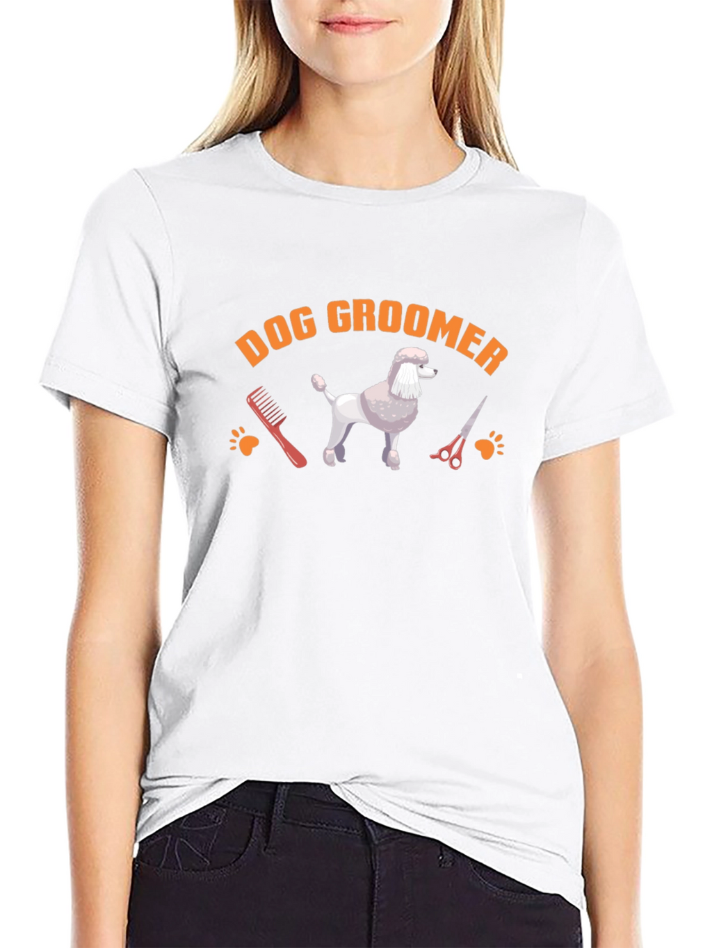 Dog Groomer Poodle T-Shirt – Cute Grooming Graphic Tee