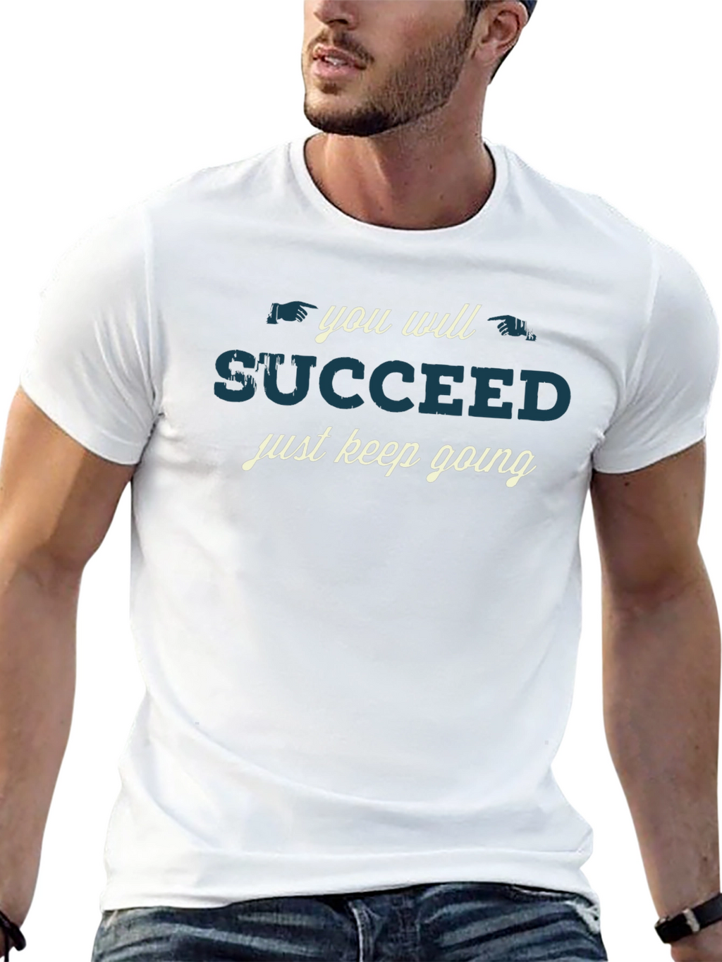 Motivational Succeed Graphic Tee