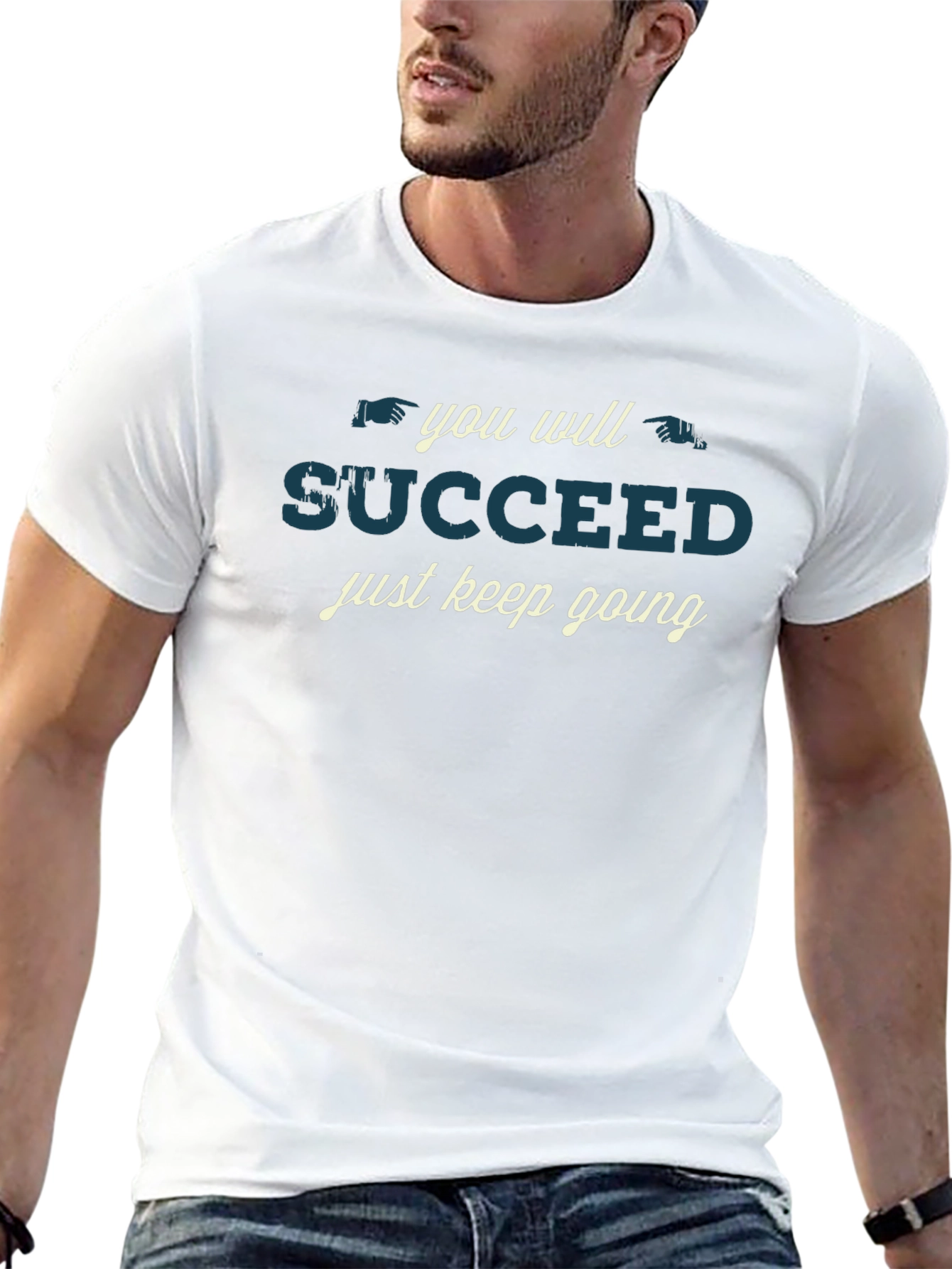 Motivational Succeed Graphic Tee