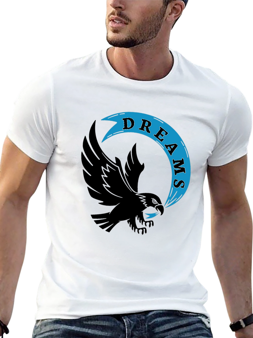 Dream Eagle Black T-Shirt