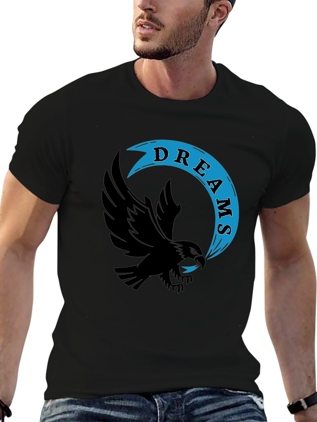 Dream Eagle Black T-Shirt