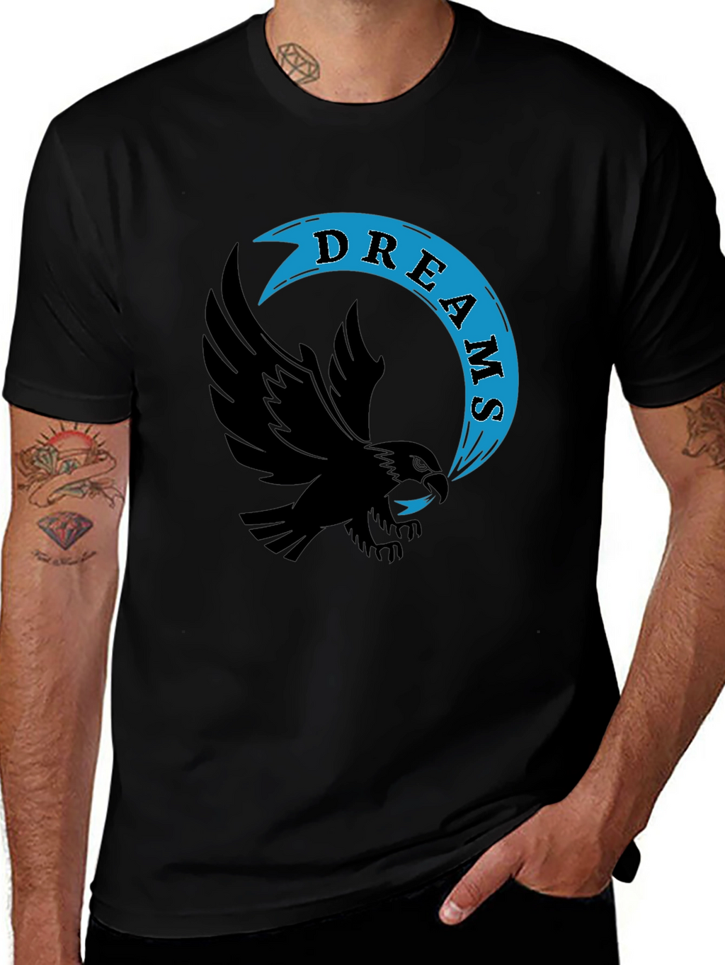 Dream Eagle Black T-Shirt