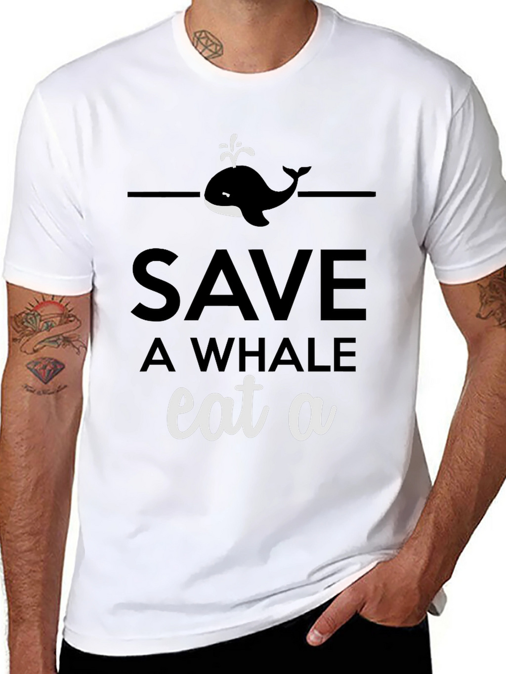 Save a Whale Eat a [BLANK] Graphic Tee
