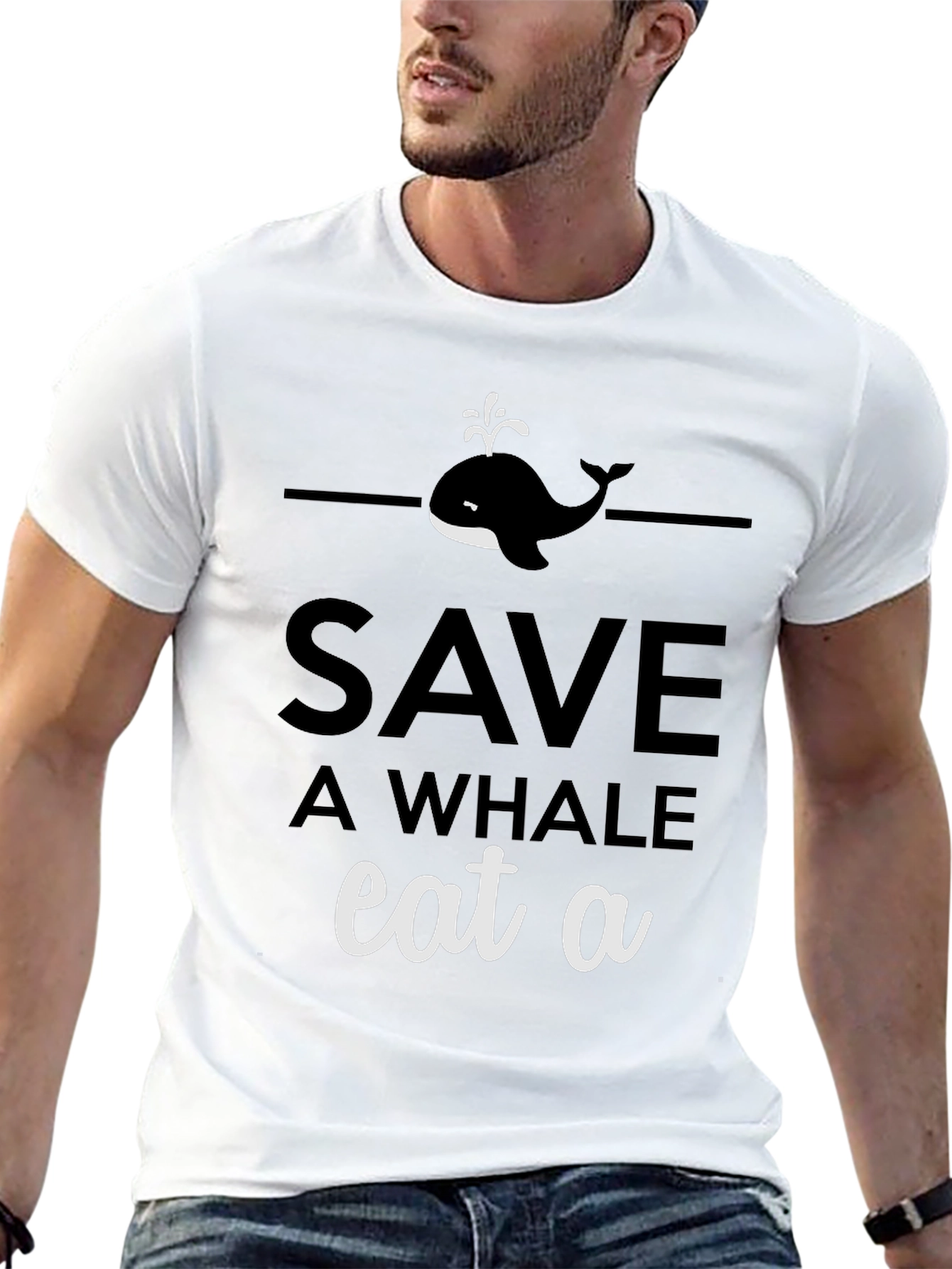 Save a Whale Eat a [BLANK] Graphic Tee