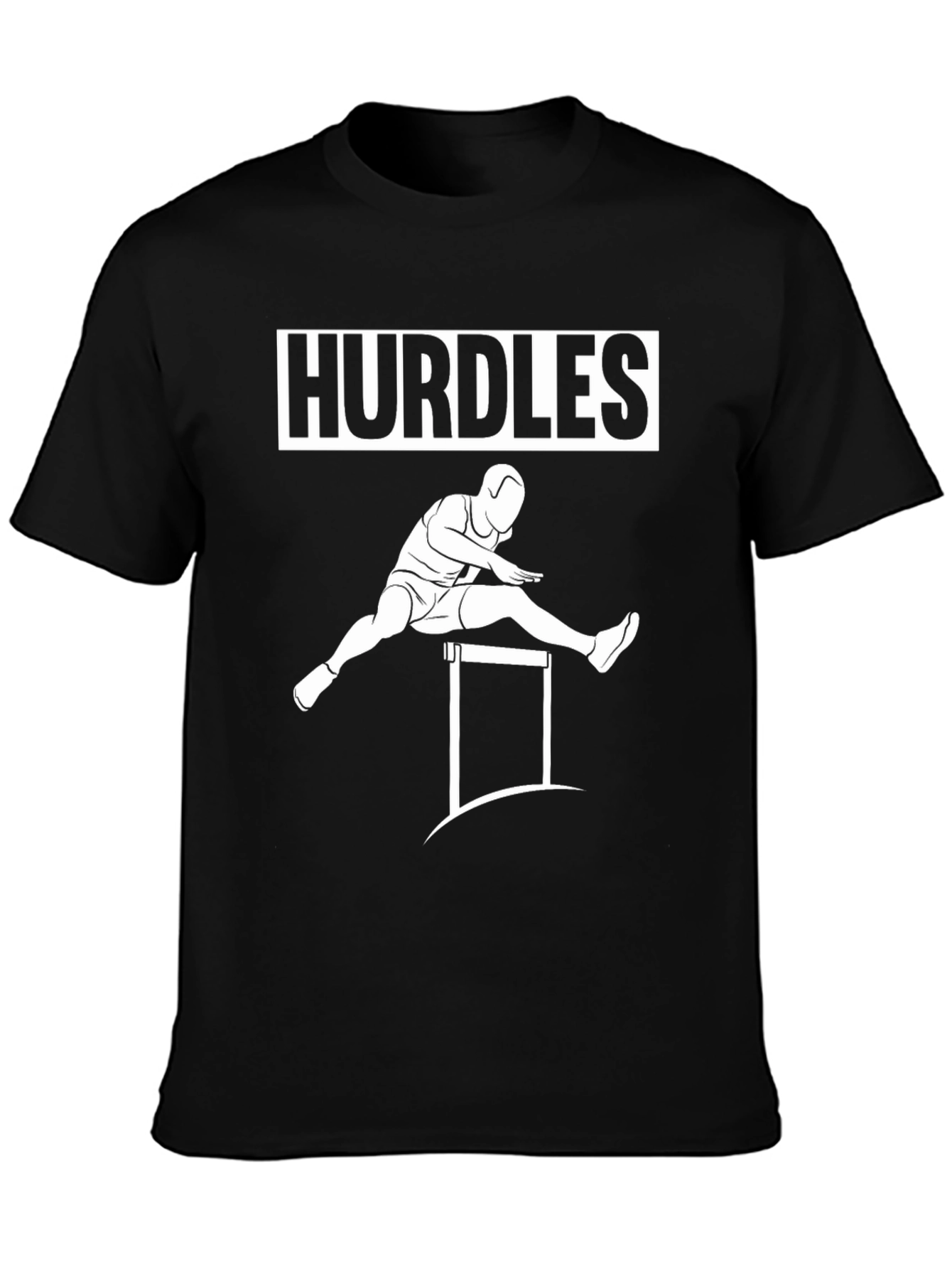 Hurdles Graphic T-Shirt - Athlete Design