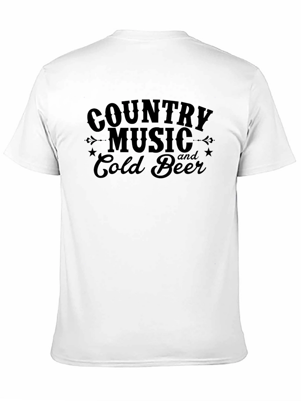 Country Music & Cold Beer Graphic Tee