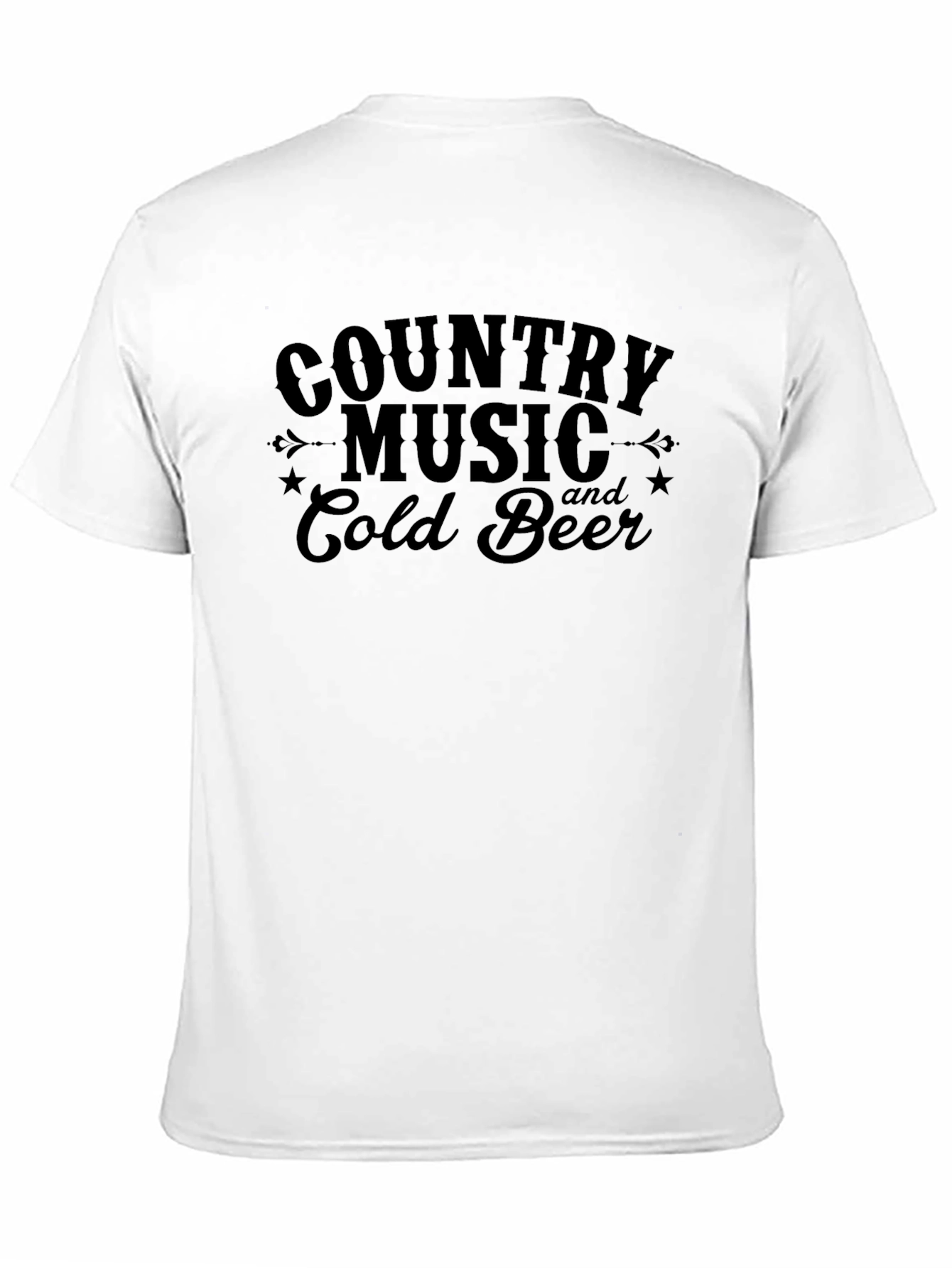 Country Music & Cold Beer Graphic Tee