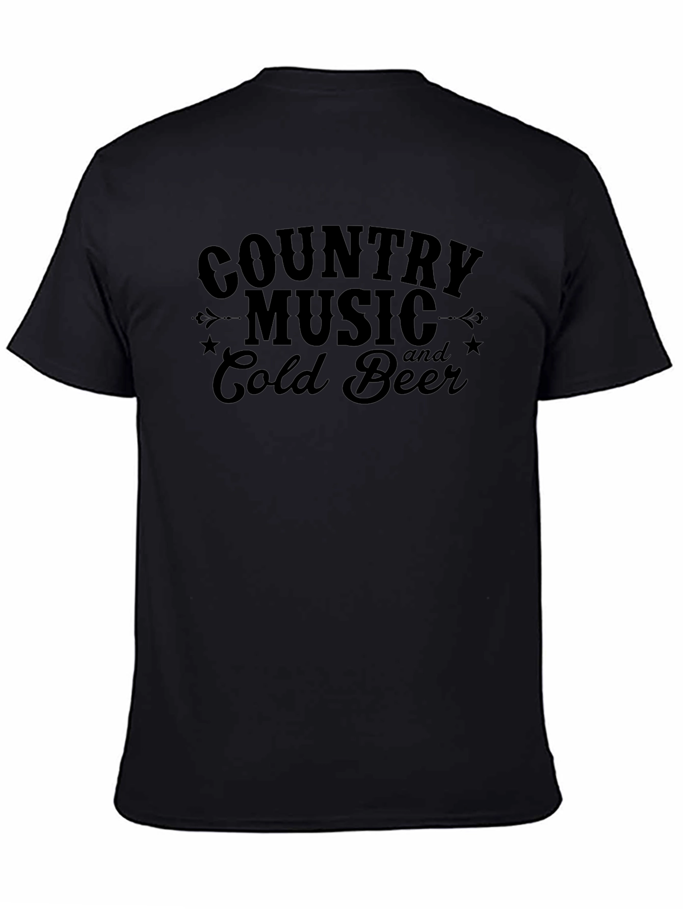 Country Music & Cold Beer Graphic Tee