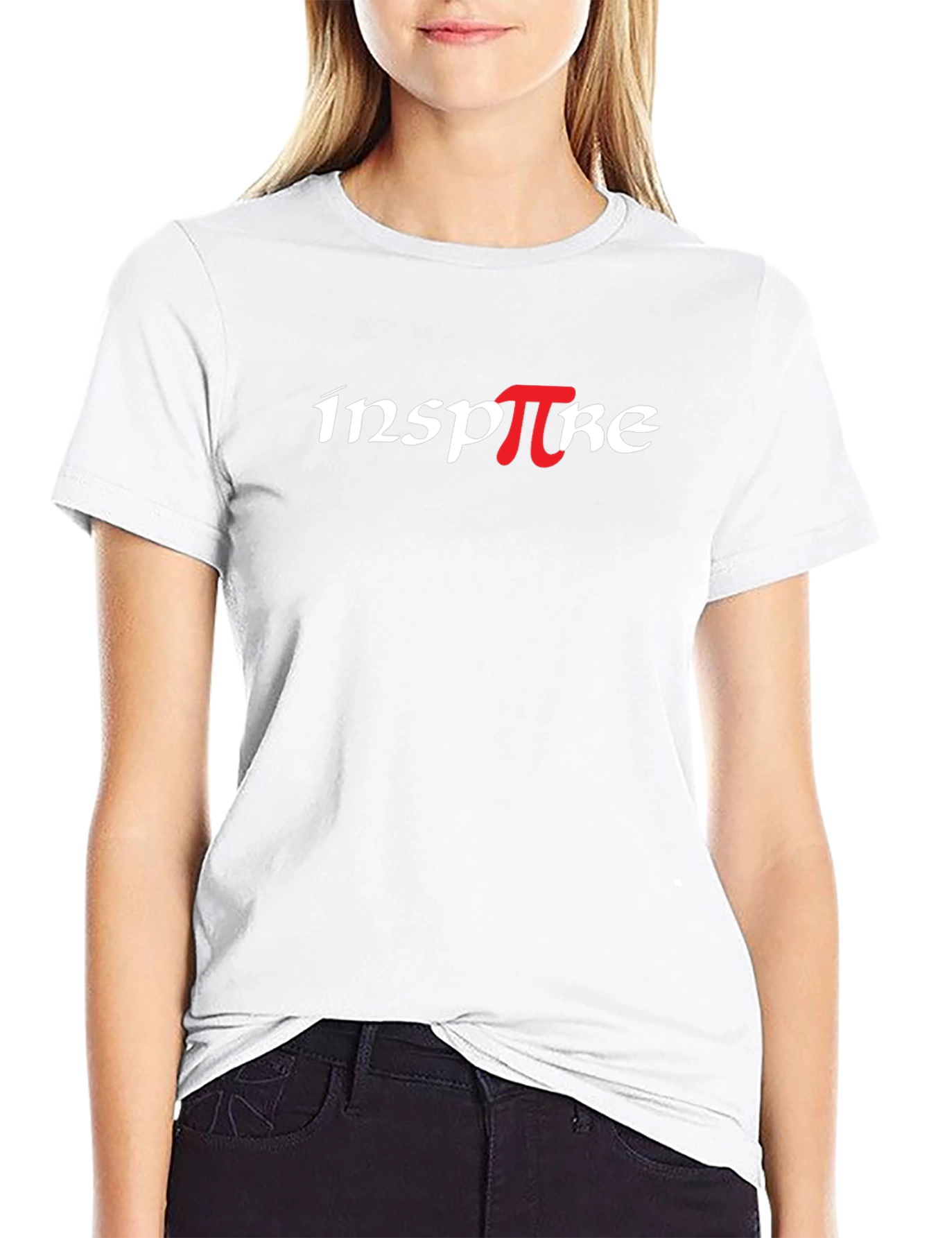 Inspire Pi Graphic Tee - Black Cotton T-Shirt