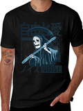 Grim Reaper T-Shirt - Japanese Noise Style Black Tee