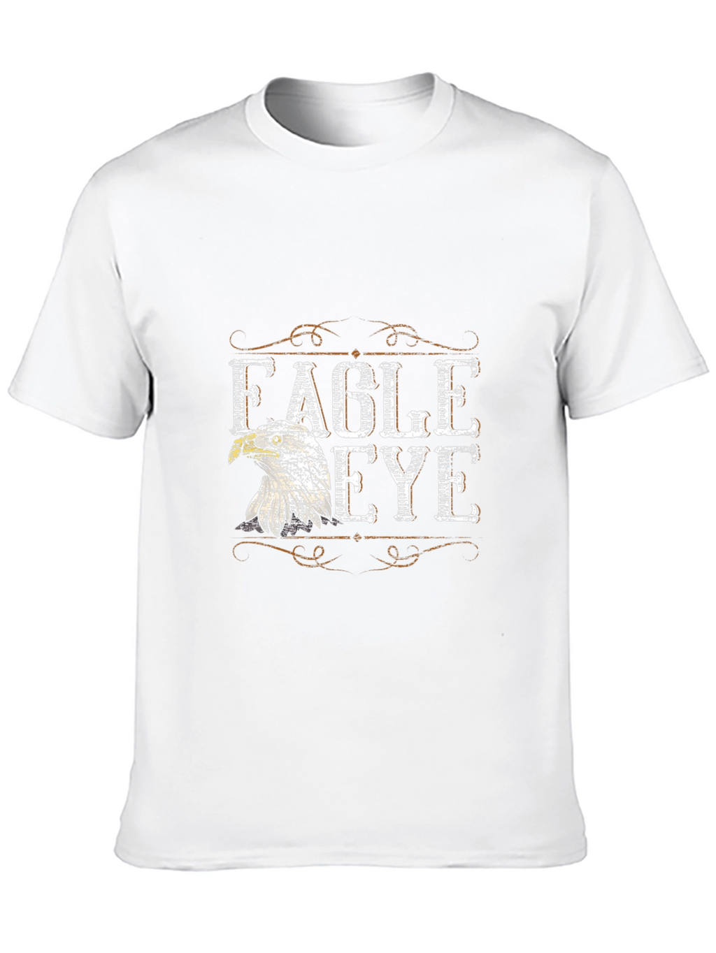 Eagle Eye Graphic T-Shirt - Black Crew Neck