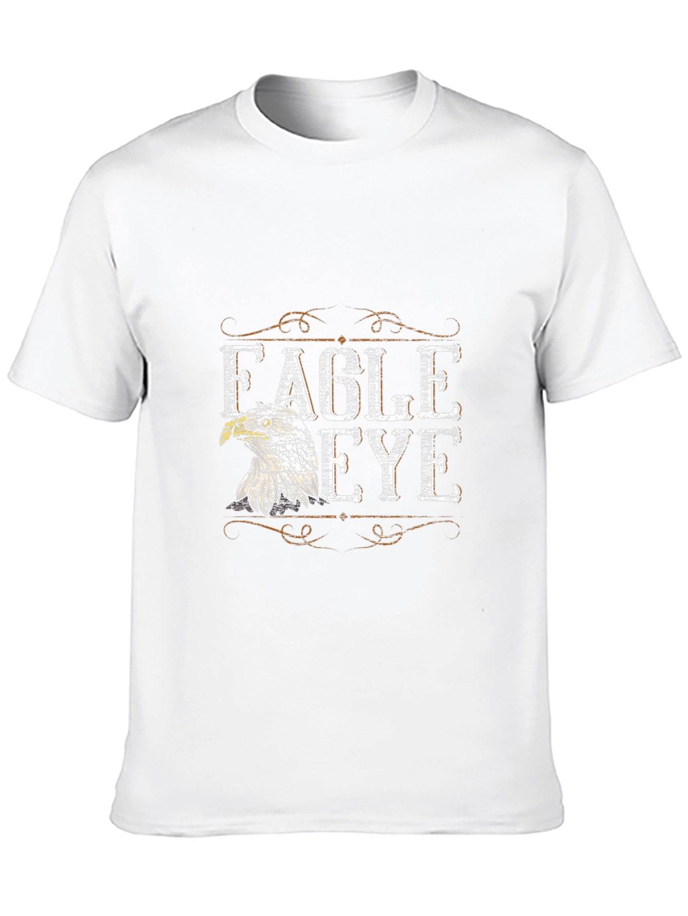 Eagle Eye Graphic T-Shirt - Black Crew Neck