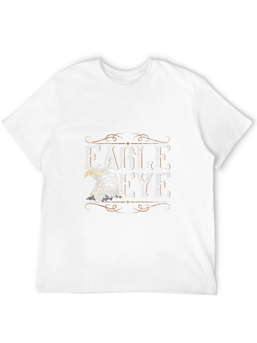 Eagle Eye Graphic T-Shirt - Black Crew Neck