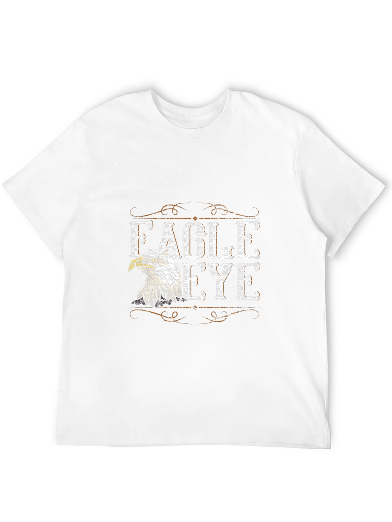 Eagle Eye Graphic T-Shirt - Black Crew Neck