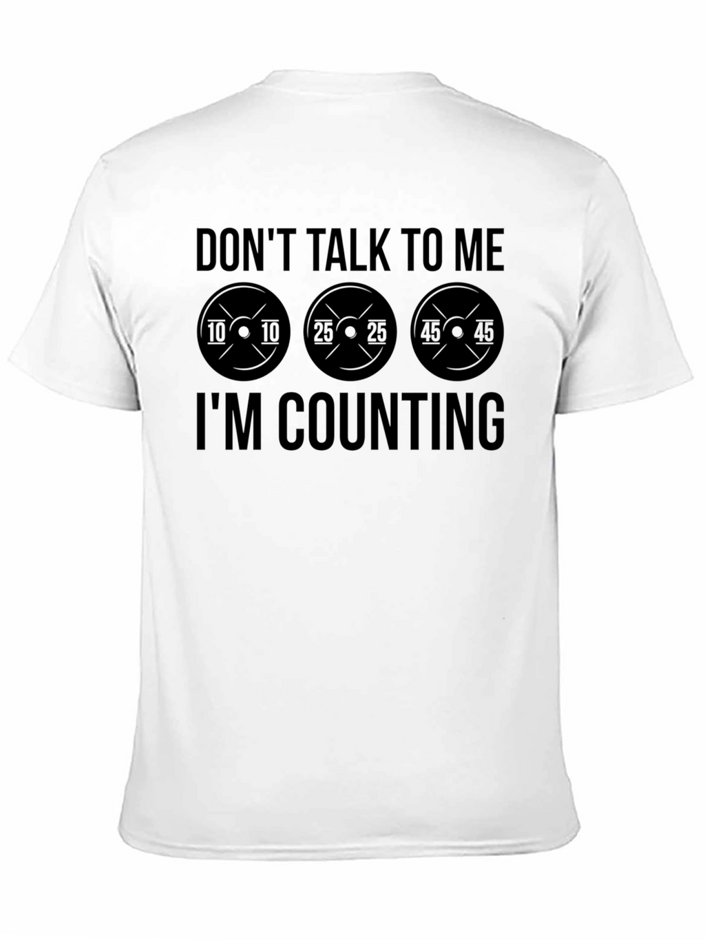 Dont Talk to Me Im Counting Black T-Shirt