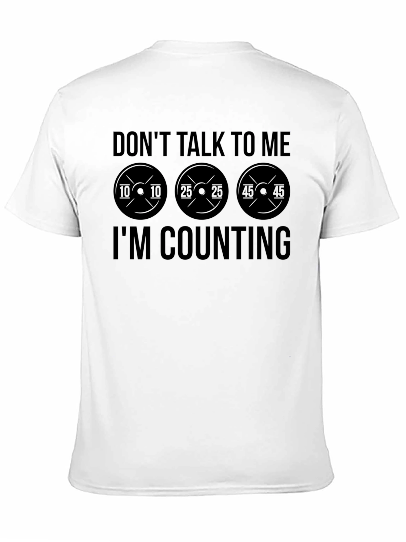 Dont Talk to Me Im Counting Black T-Shirt