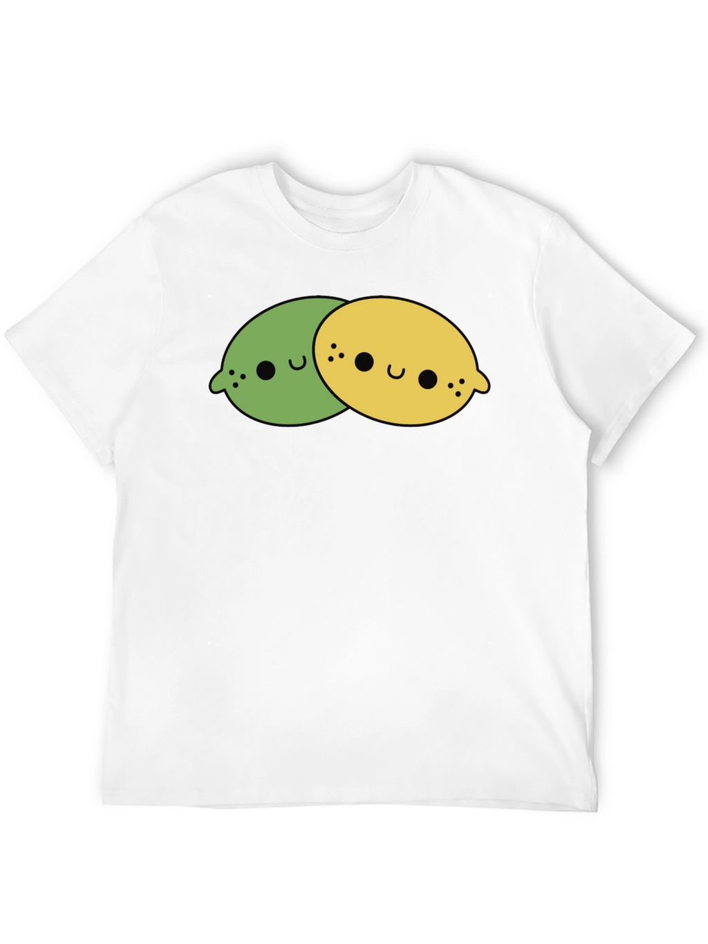 Kawaii Lemon & Lime T-Shirt - Cute Citrus Tee