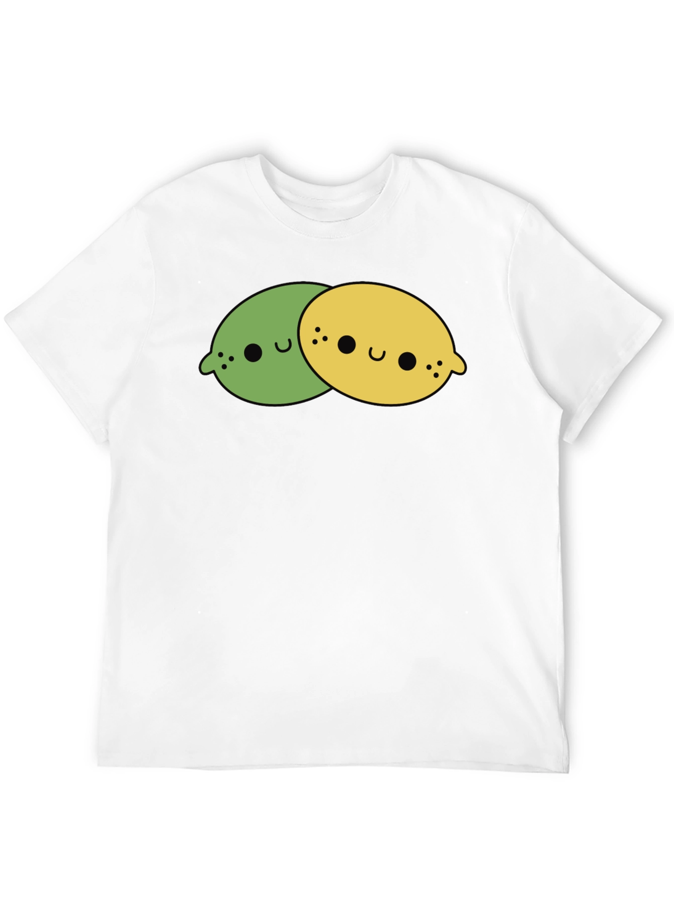 Kawaii Lemon & Lime T-Shirt - Cute Citrus Tee