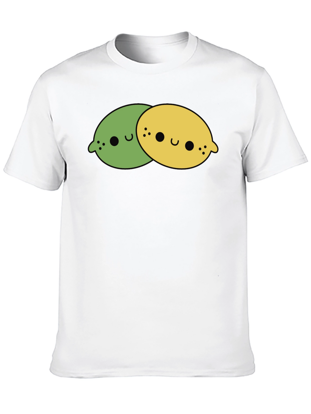Kawaii Lemon & Lime T-Shirt - Cute Citrus Tee