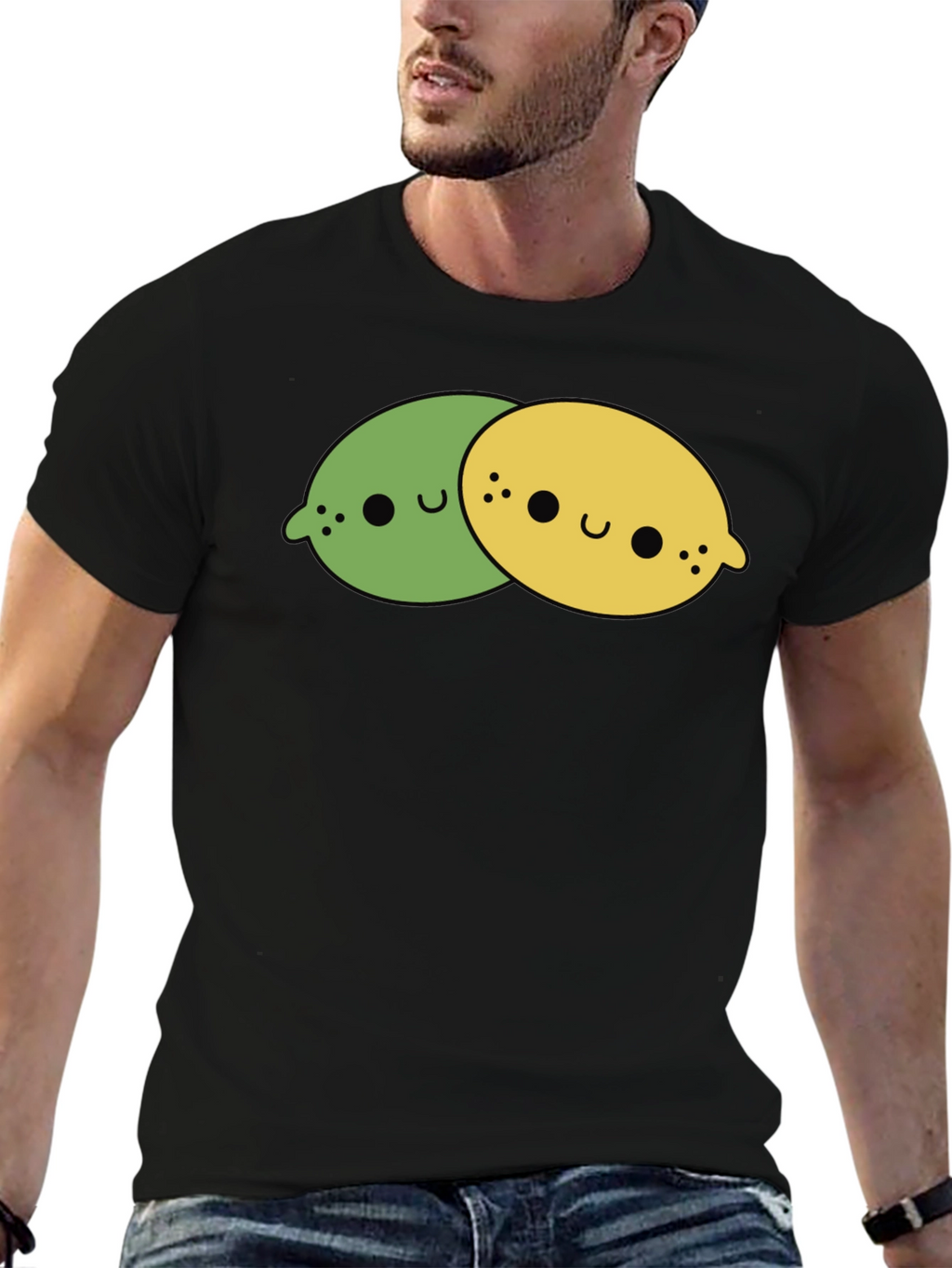 Kawaii Lemon & Lime T-Shirt - Cute Citrus Tee